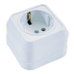 контакт Макел външ.м бял - 45108
