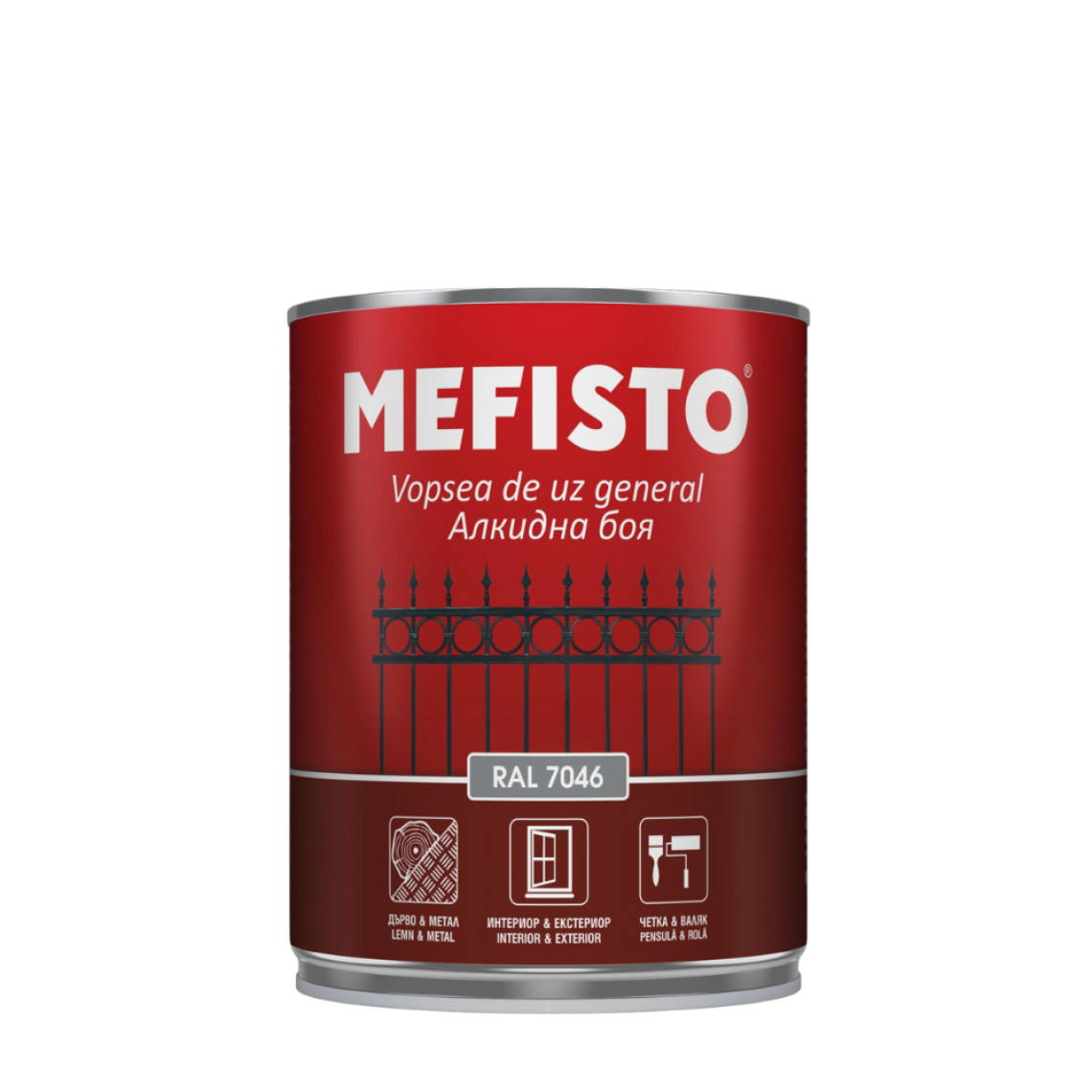 Boya-Mefisto-Alkidna-Orgahim – Копие алкидна боя Мефисто Ral 7046 сива - Image 1