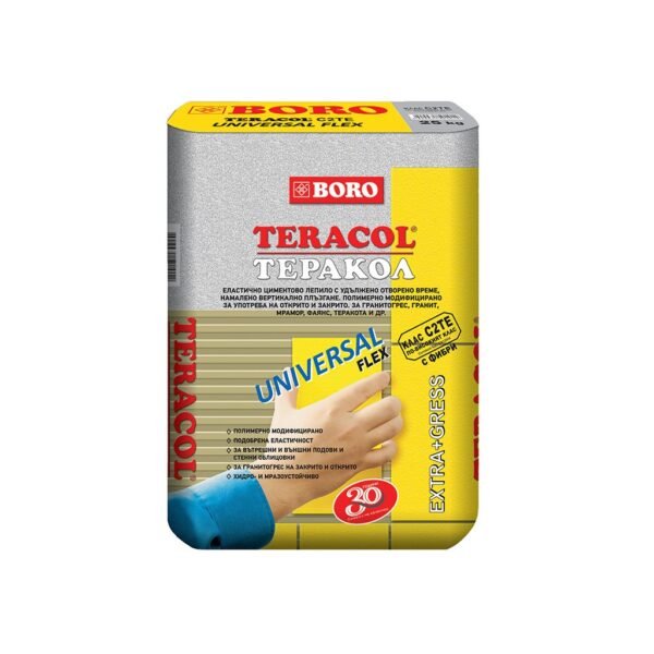 лепило за плочки Теракол 5кг. УНИВЕРСАЛ