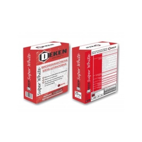 лепило и шпакловка Декен бяла Супер Лайт 25кг.