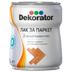 лак за паркет DEKORATOR 2-компонентен
